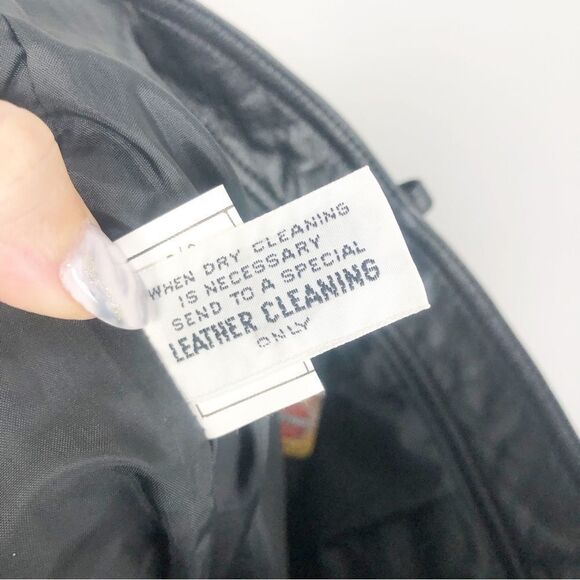 HARLEY DAVIDSON | Straight Leg Black Leather Pants Studded Women’s Size 6 / 34 - Picture 12 of 12